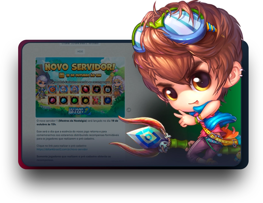 Canal no WhatsApp do Bombom II.